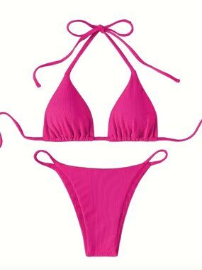 Zaful hot pink bikini